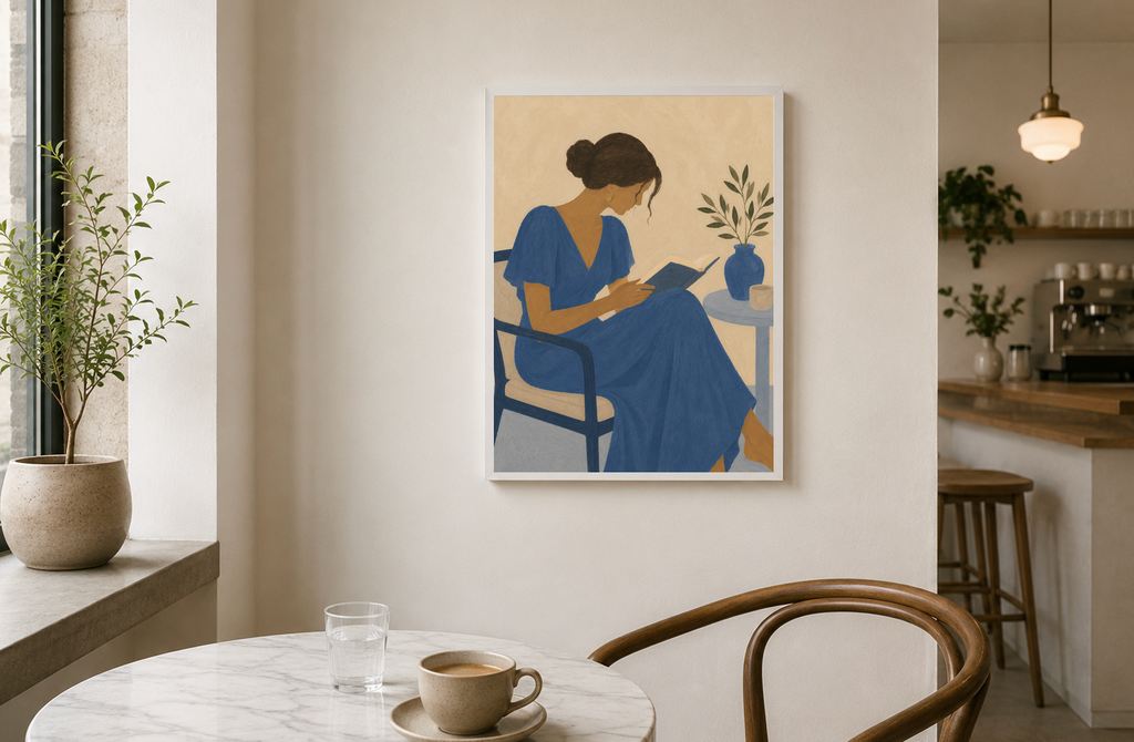 One More Chapter — Abstract Woman Figure Art Print