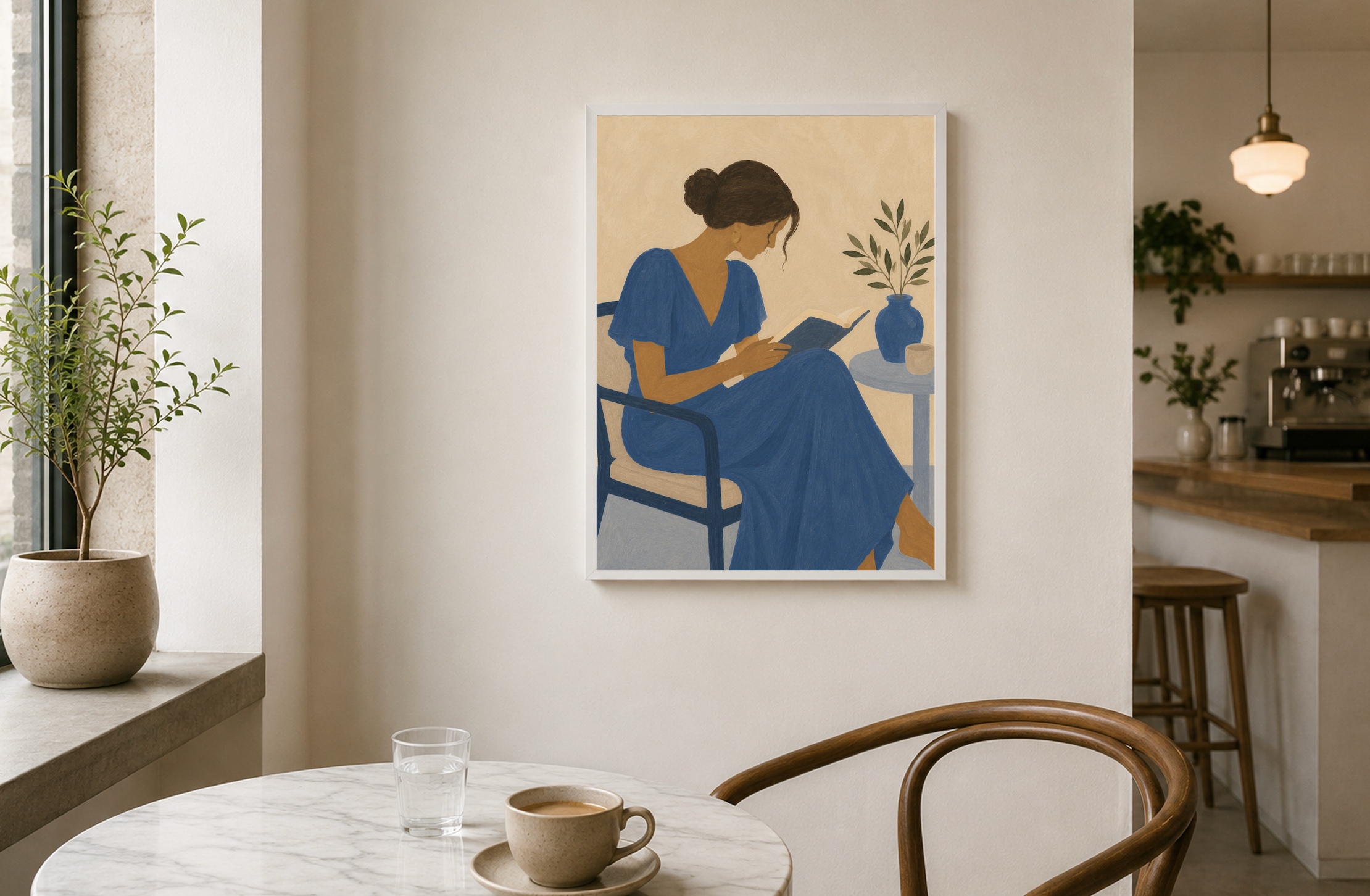 One More Chapter — Abstract Woman Figure Art Print
