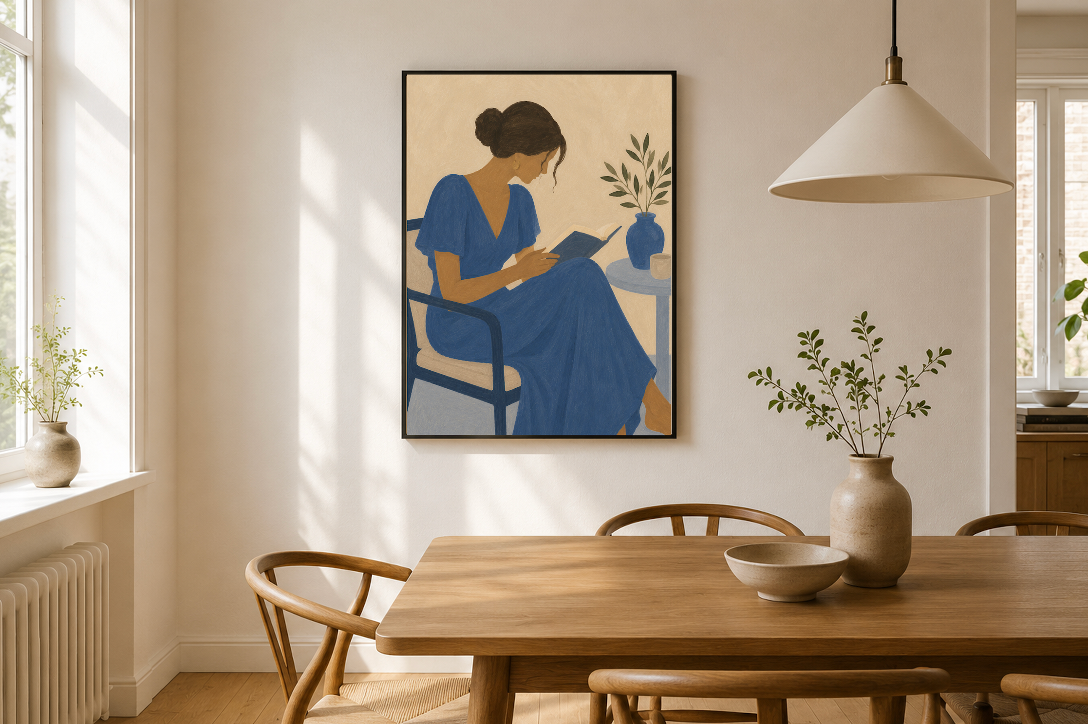 One More Chapter — Abstract Woman Figure Art Print