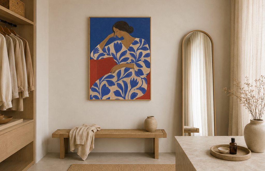 In Bloom — Abstract Woman Figure Art Print