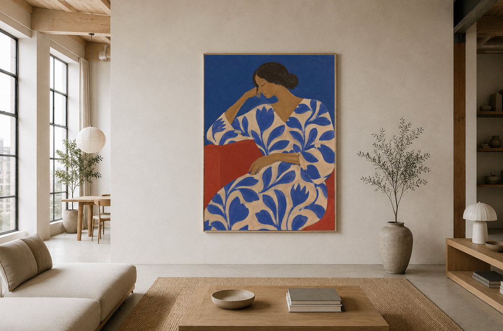 In Bloom — Abstract Woman Figure Art Print