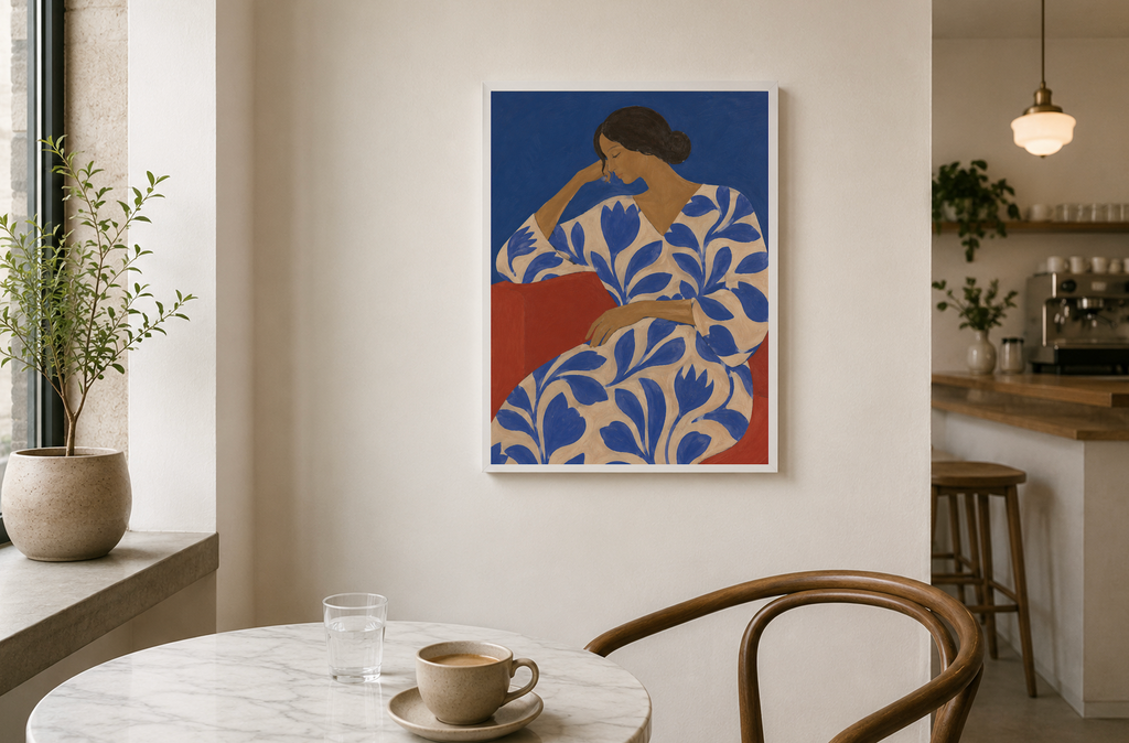 In Bloom — Abstract Woman Figure Art Print