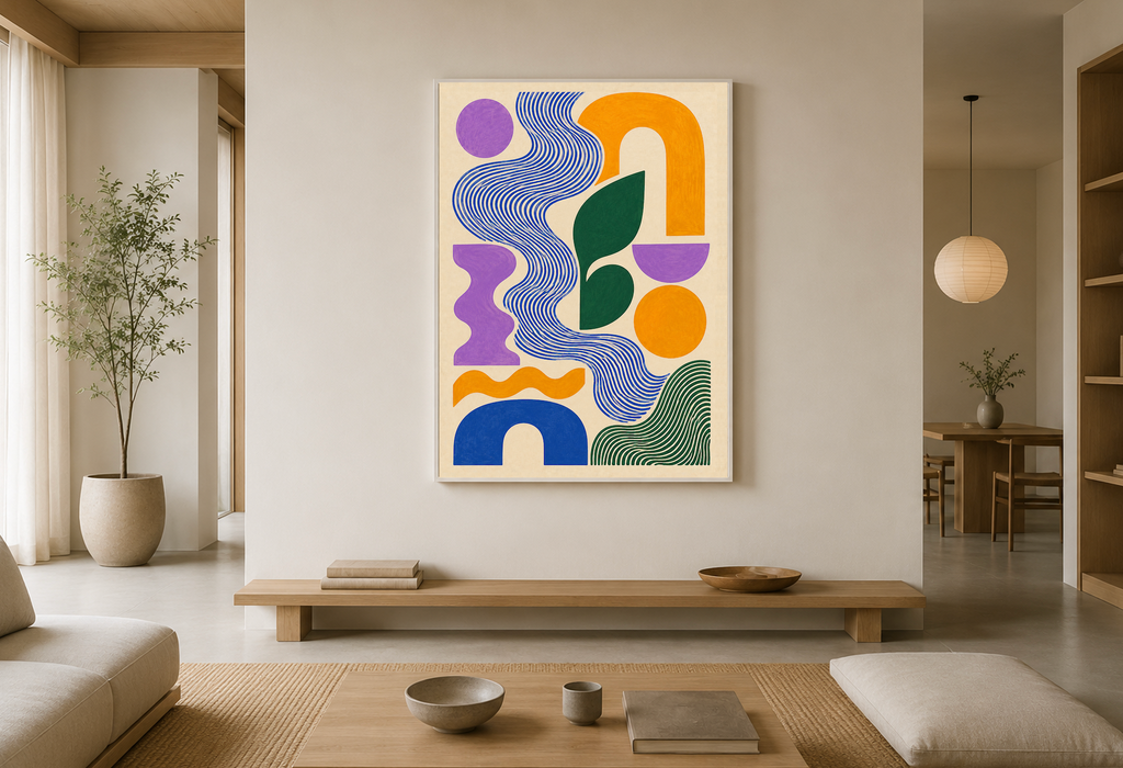 Good Shapes — Abstract Geometric Art Print