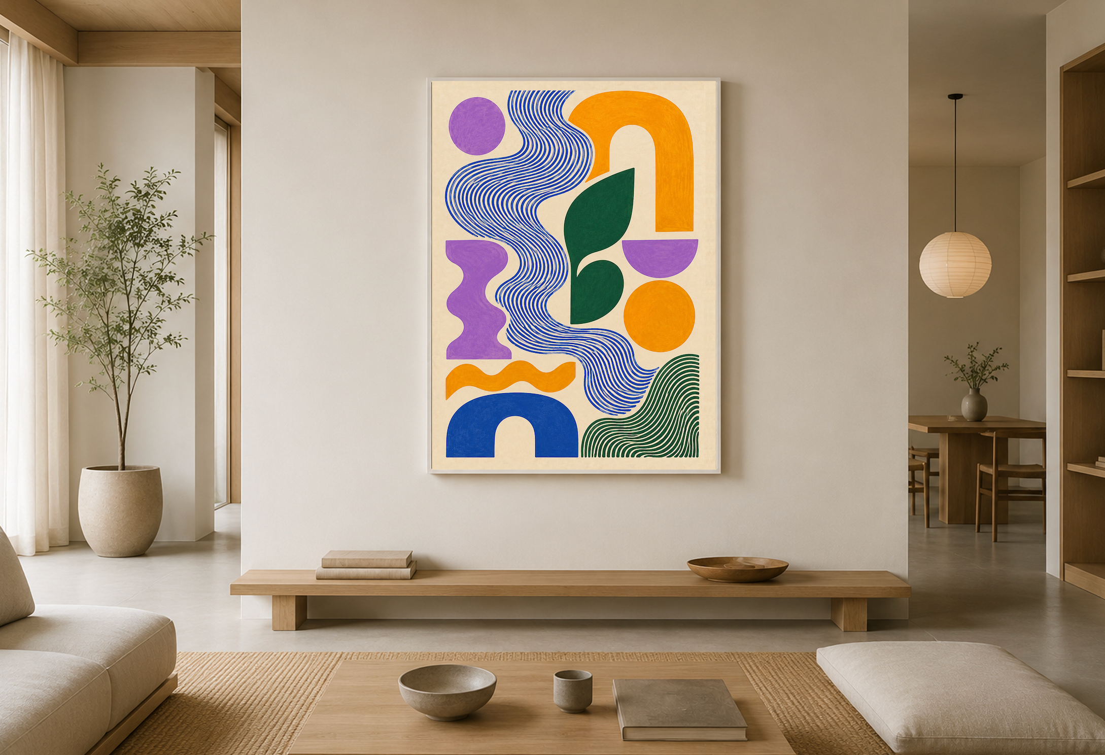 Good Shapes — Abstract Geometric Art Print