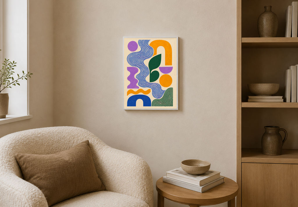 Good Shapes — Abstract Geometric Art Print