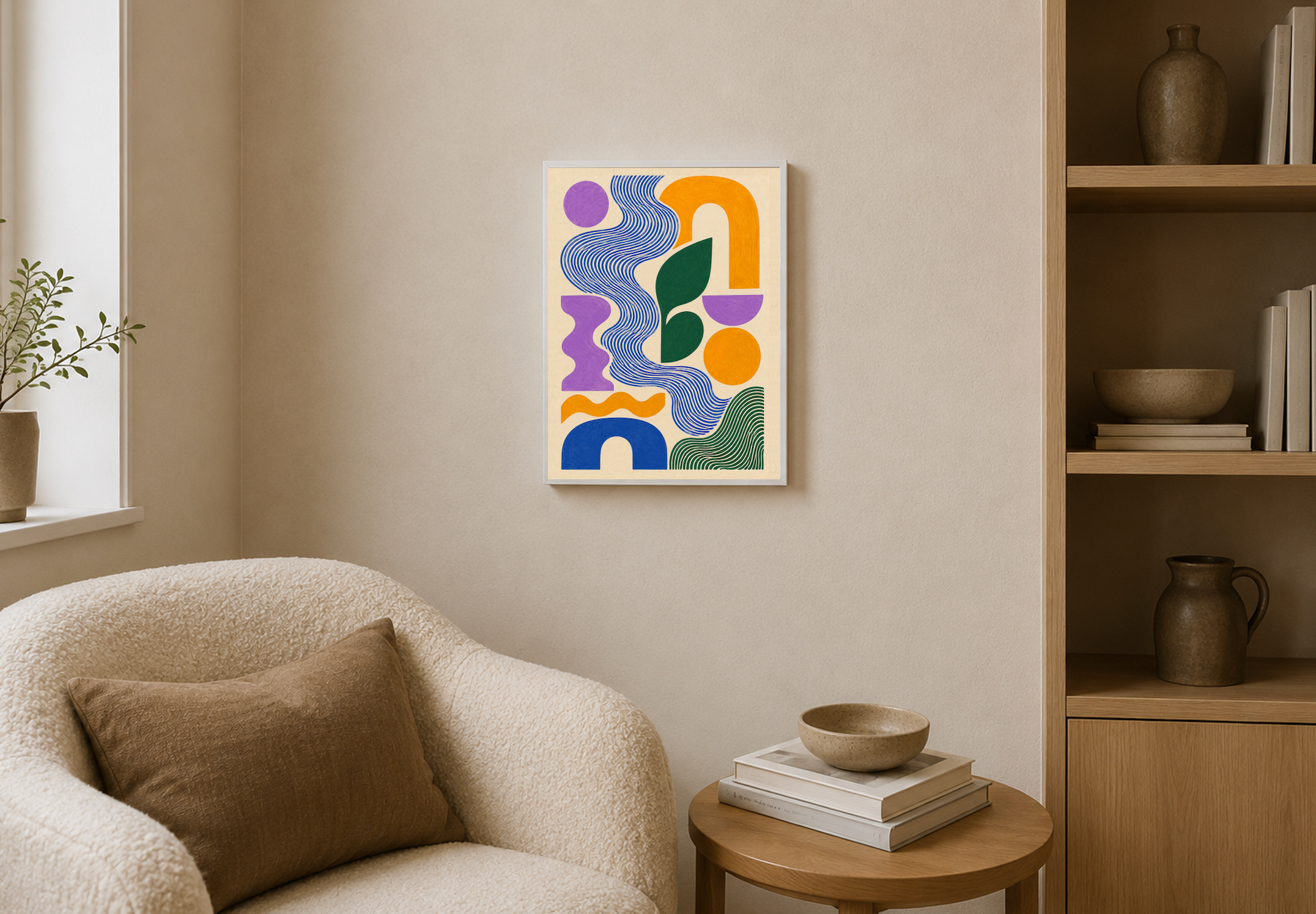 Good Shapes — Abstract Geometric Art Print