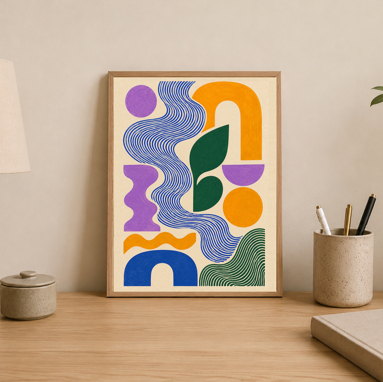 Good Shapes — Abstract Geometric Art Print