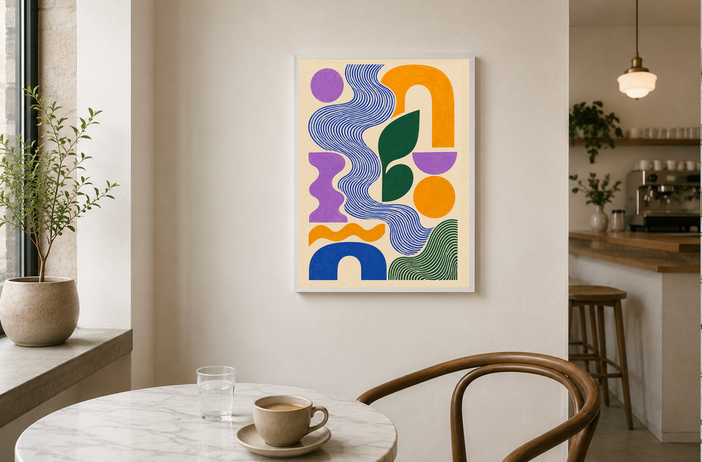 Good Shapes — Abstract Geometric Art Print