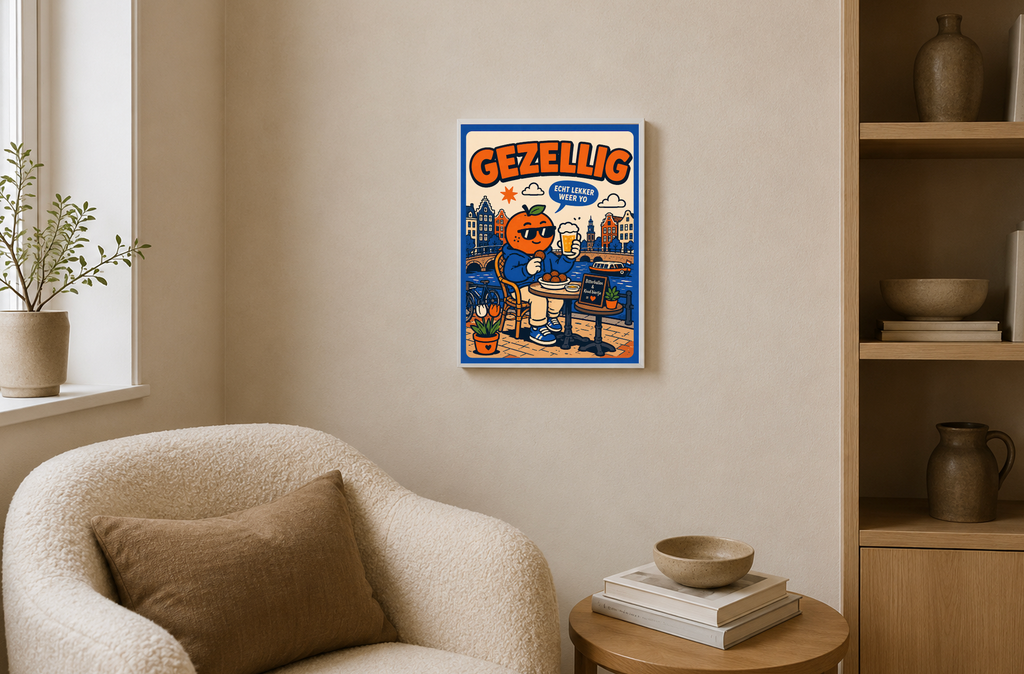 Gezellig, Appie!   — Amsterdam Art Print