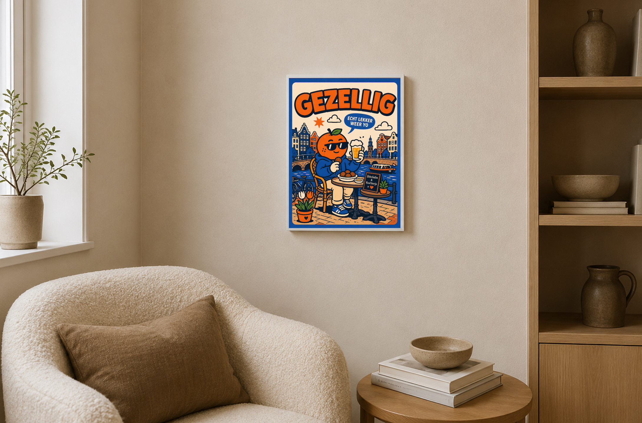 Gezellig, Appie!   — Amsterdam Art Print