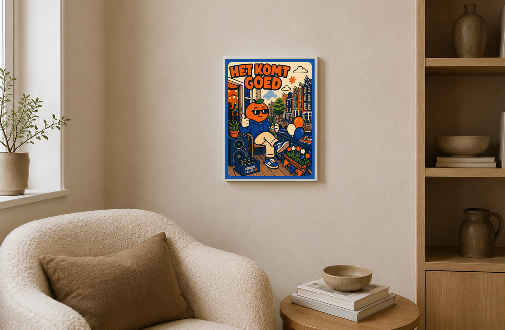 Het Komt Goed, Appie!   — Amsterdam Art Print