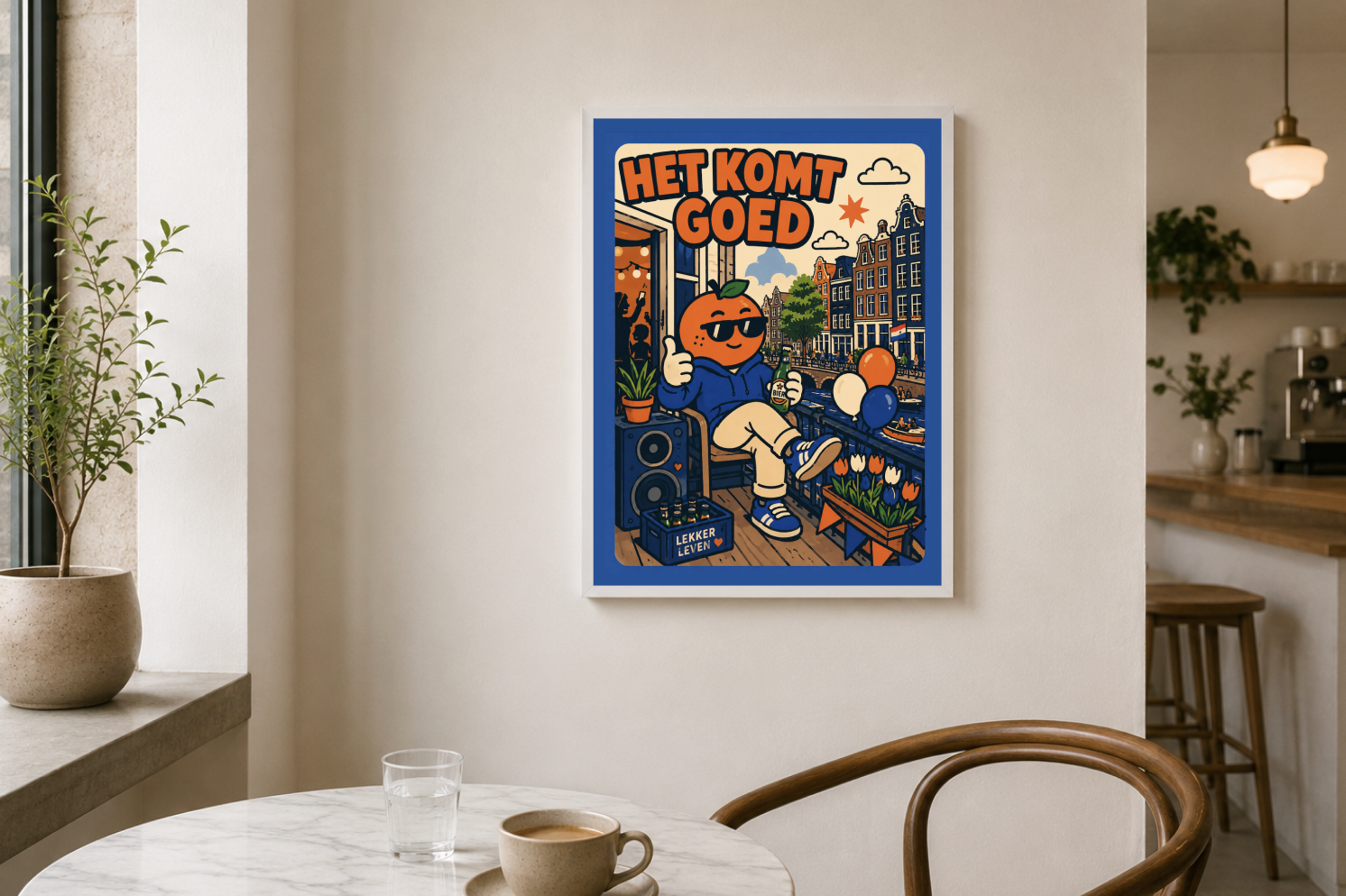 Het Komt Goed, Appie!   — Amsterdam Art Print