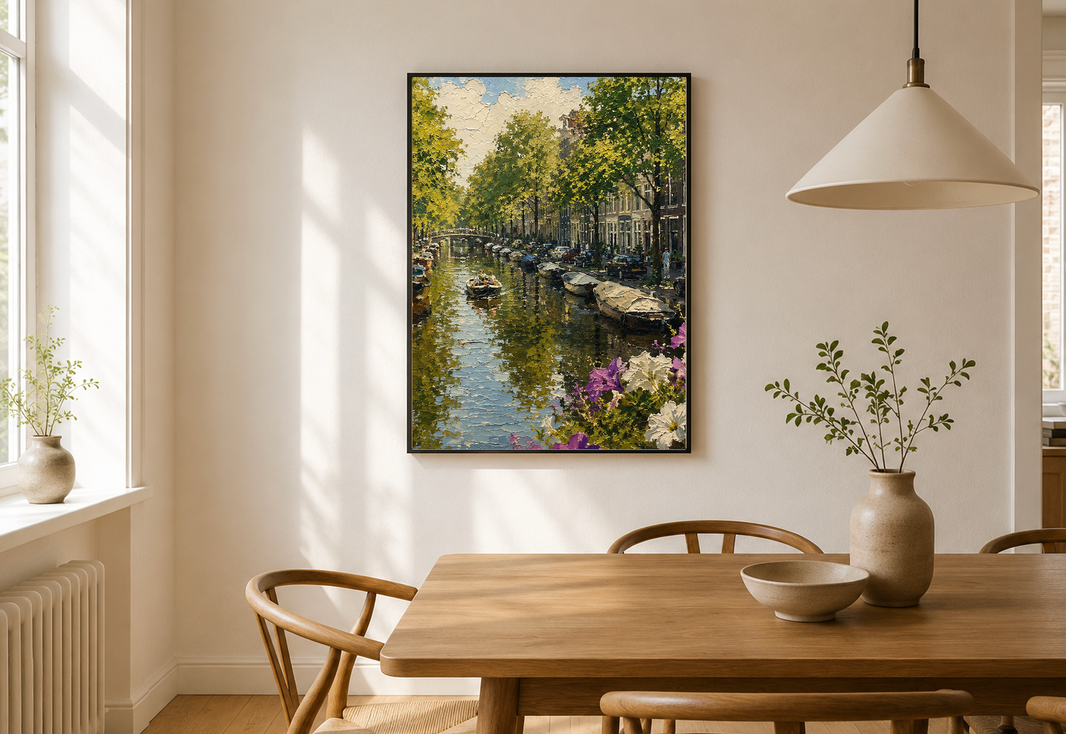 Jordaan — Amsterdam Oil Painting Style Print