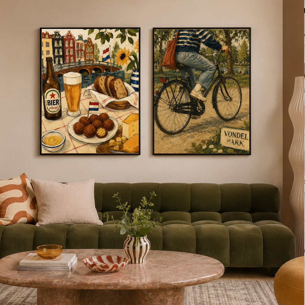 Borrel — Amsterdam Oil Painting Style Print