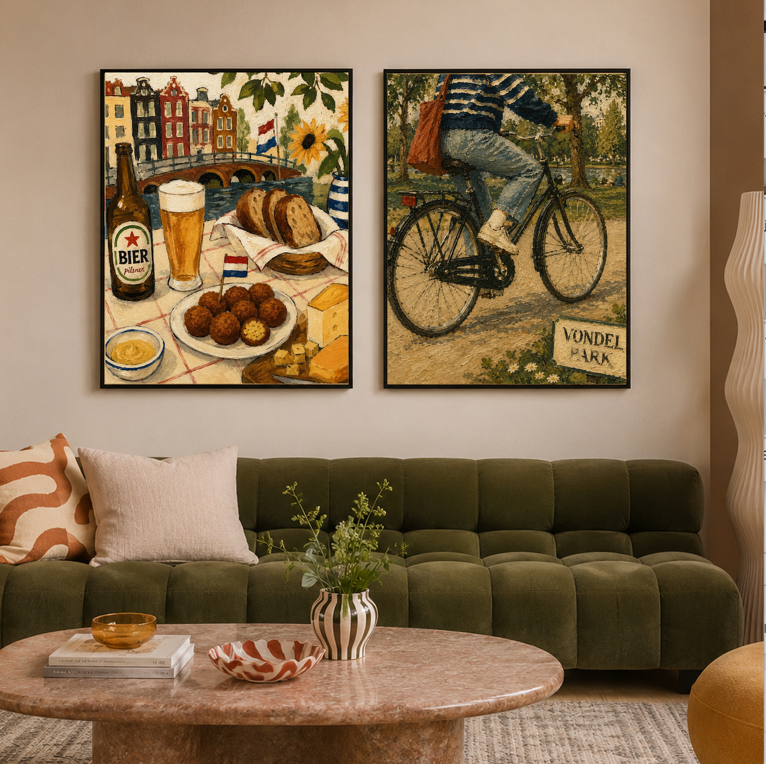 Borrel — Amsterdam Oil Painting Style Print