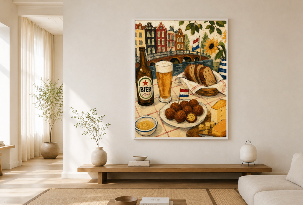Borrel — Amsterdam Oil Painting Style Print