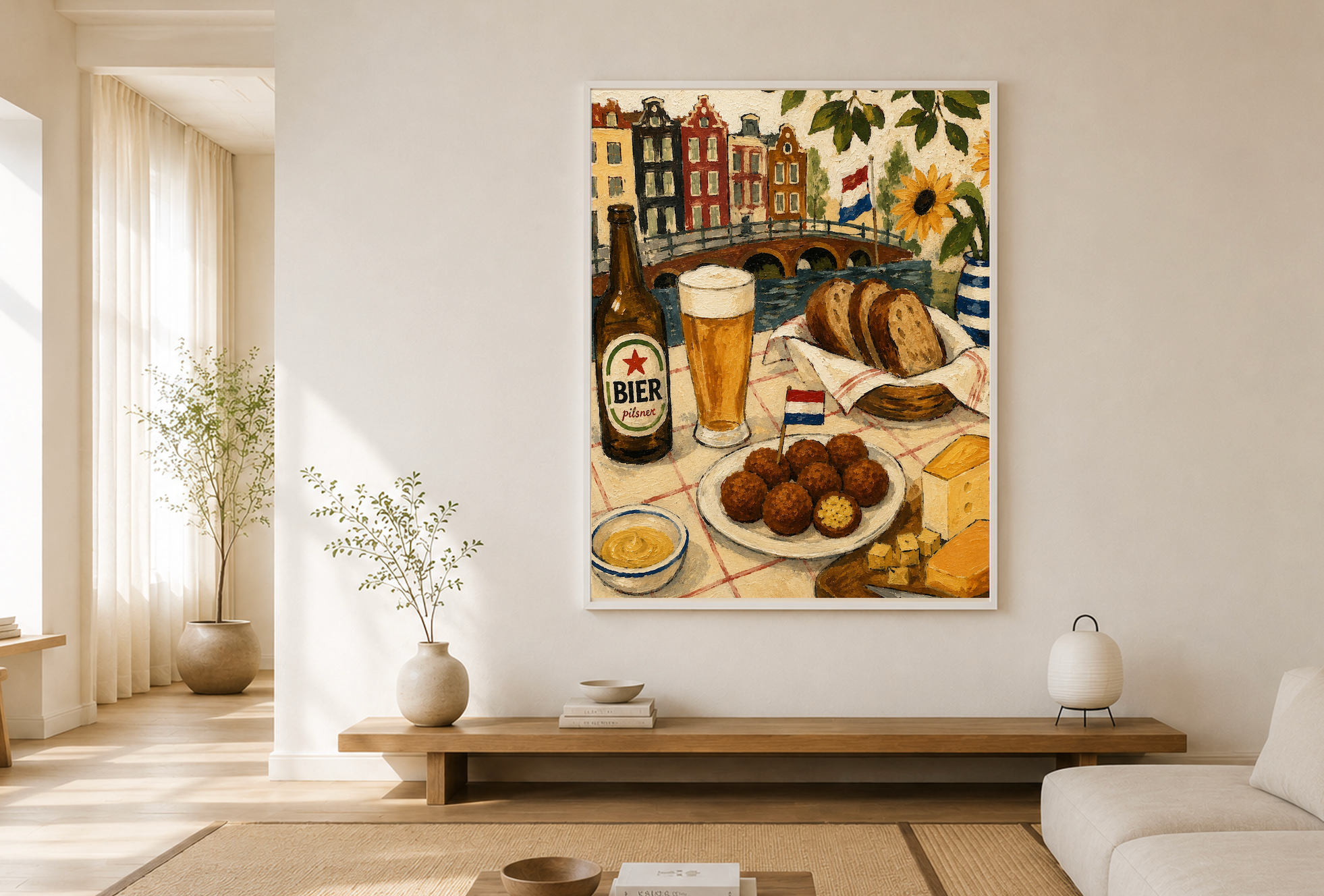 Borrel — Amsterdam Oil Painting Style Print