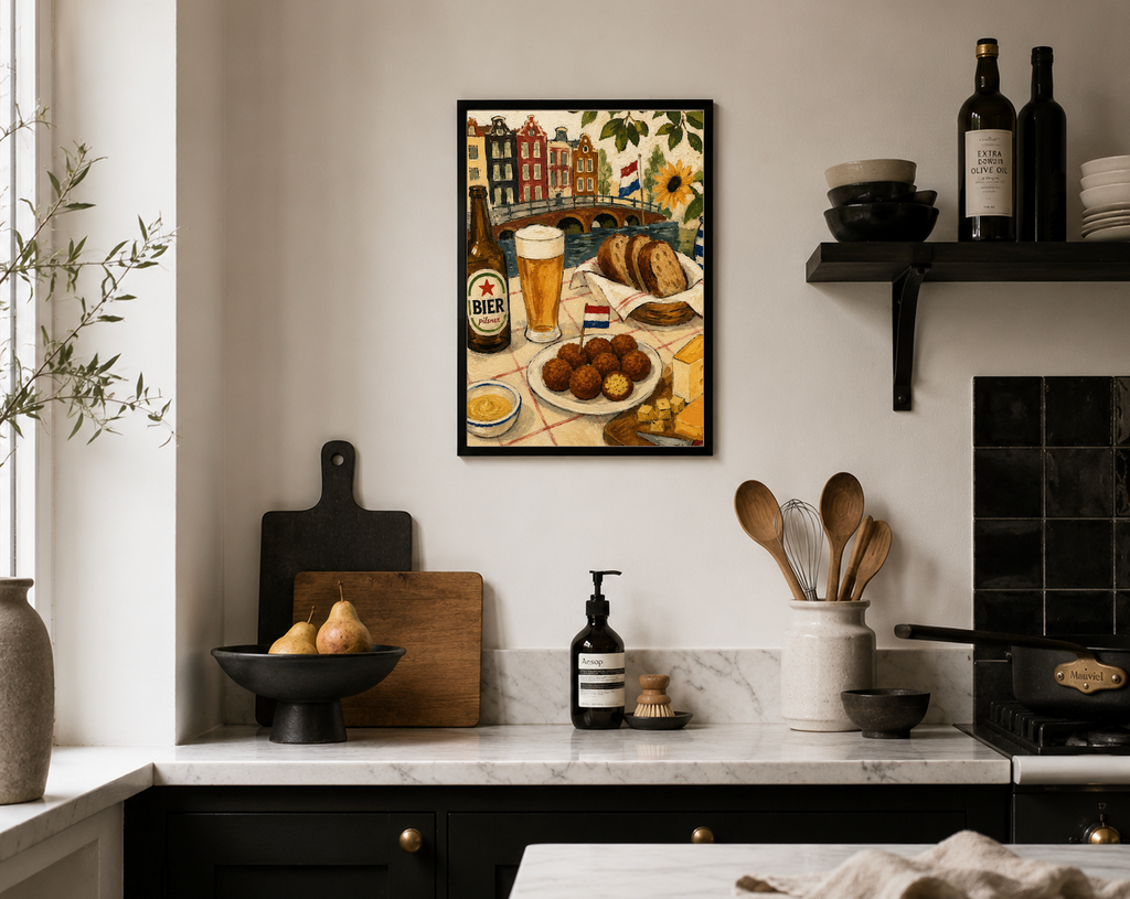 Borrel — Amsterdam Oil Painting Style Print