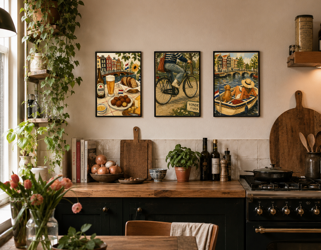 Borrel — Amsterdam Oil Painting Style Print
