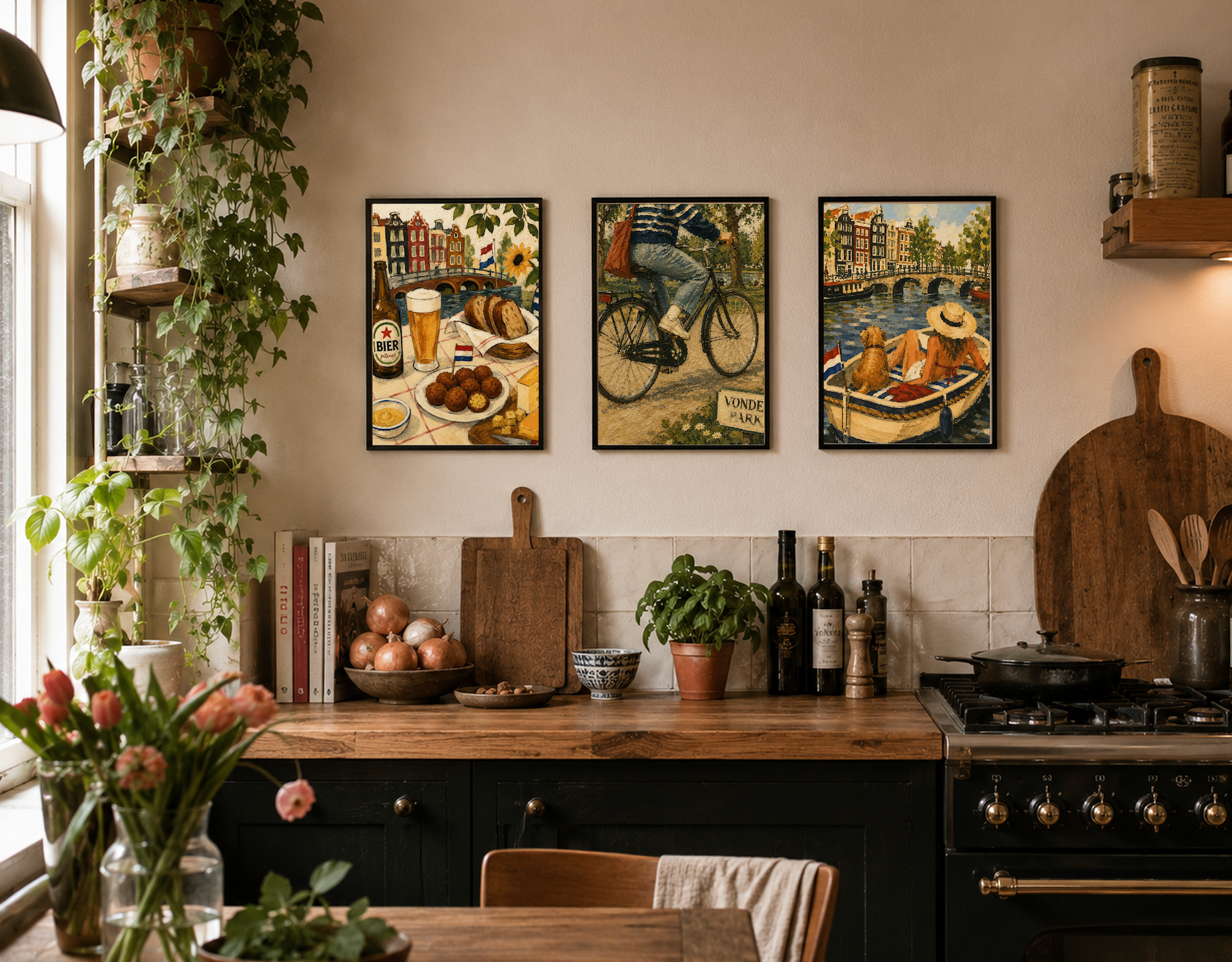 Borrel — Amsterdam Oil Painting Style Print