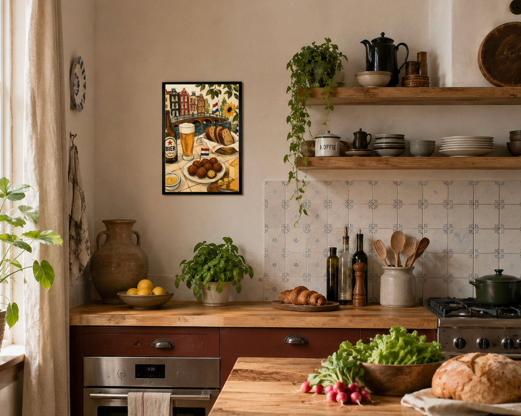 Borrel — Amsterdam Oil Painting Style Print