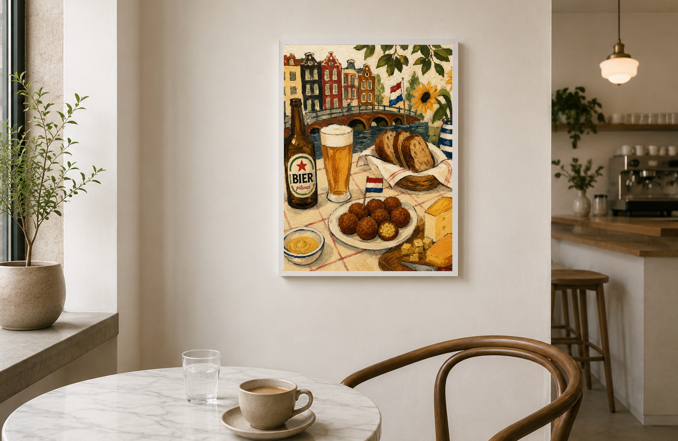 Borrel — Amsterdam Oil Painting Style Print