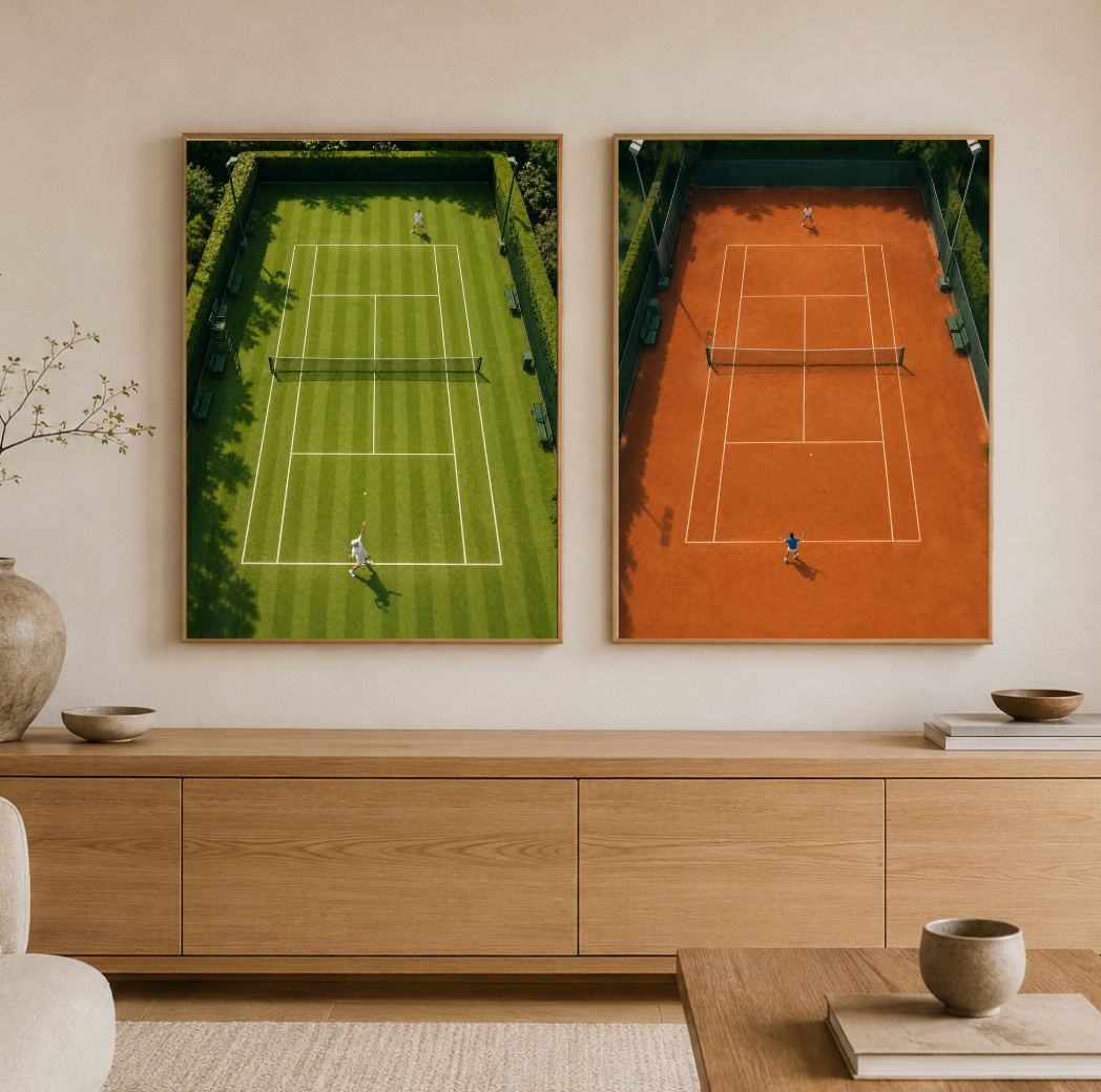 Grass Court Tennis – Tennis Poster