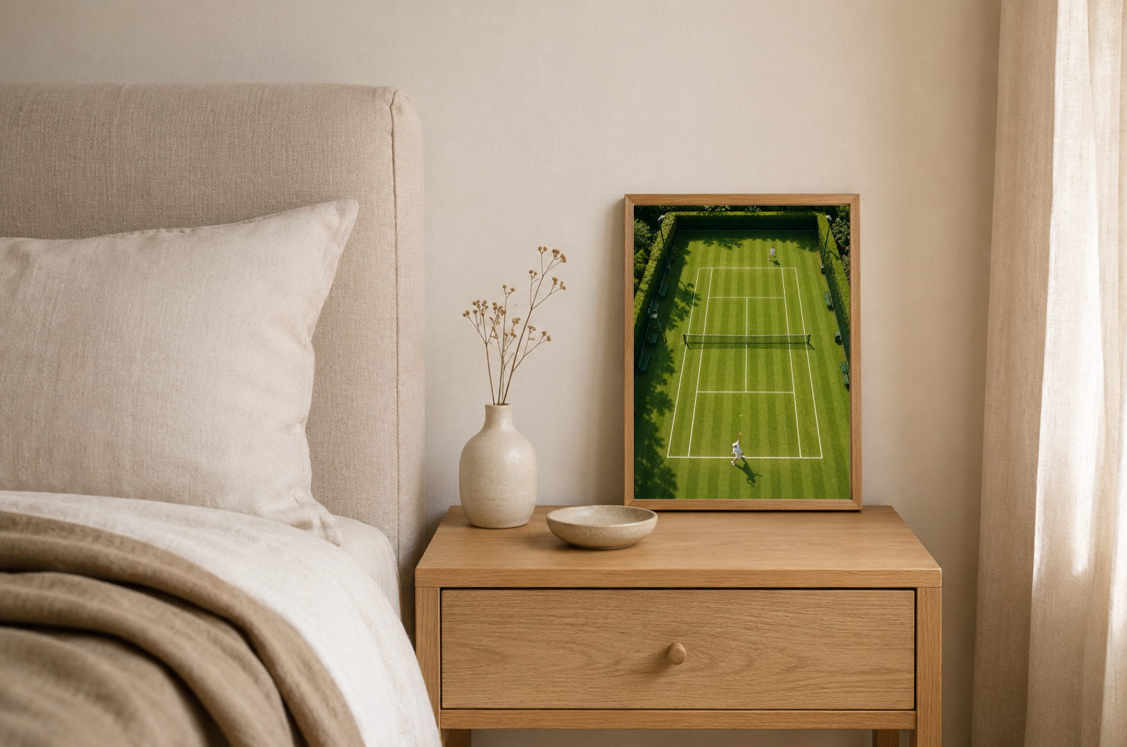 Grass Court Tennis – Tennis Poster