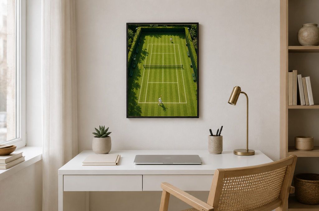 Grass Court Tennis – Tennis Poster