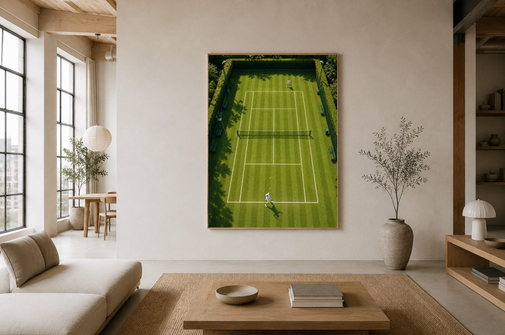 Grass Court Tennis – Tennis Poster