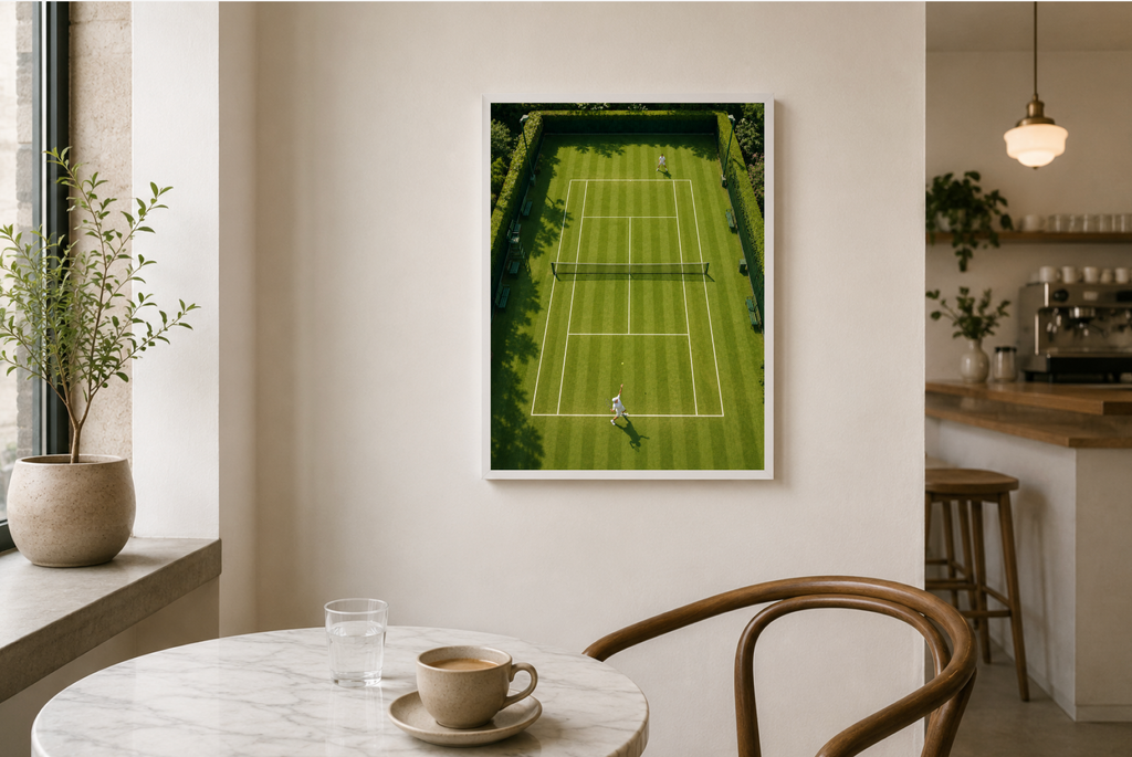 Grass Court Tennis – Tennis Poster