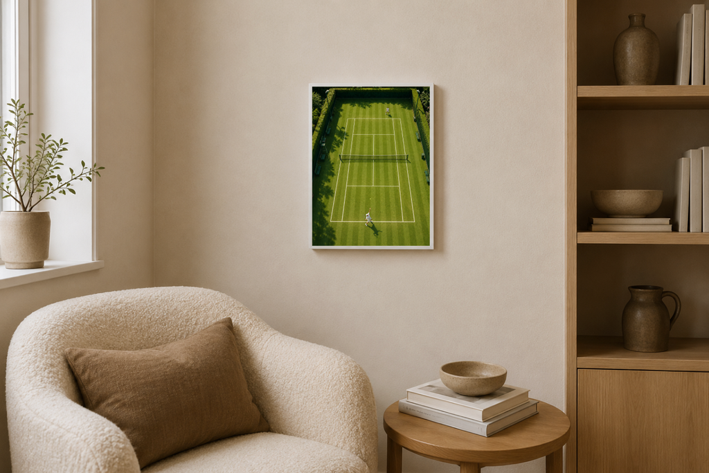 Grass Court Tennis – Tennis Poster