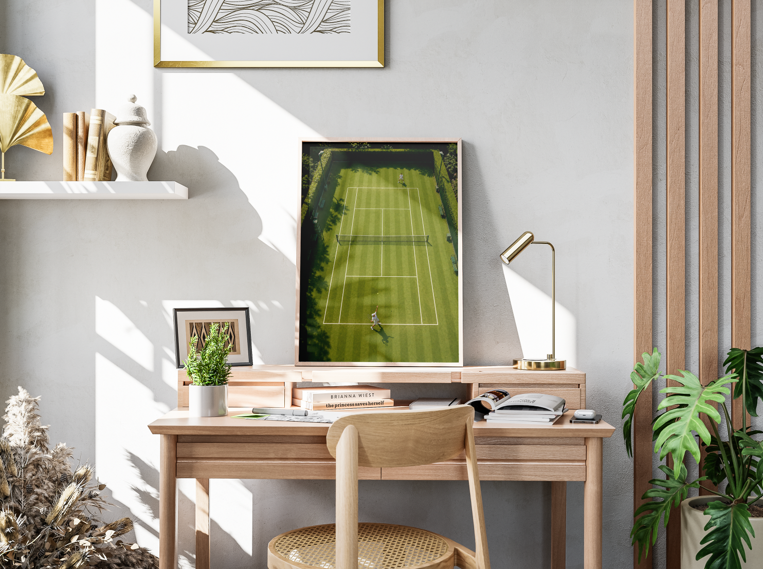Grass Court Tennis – Tennis Poster