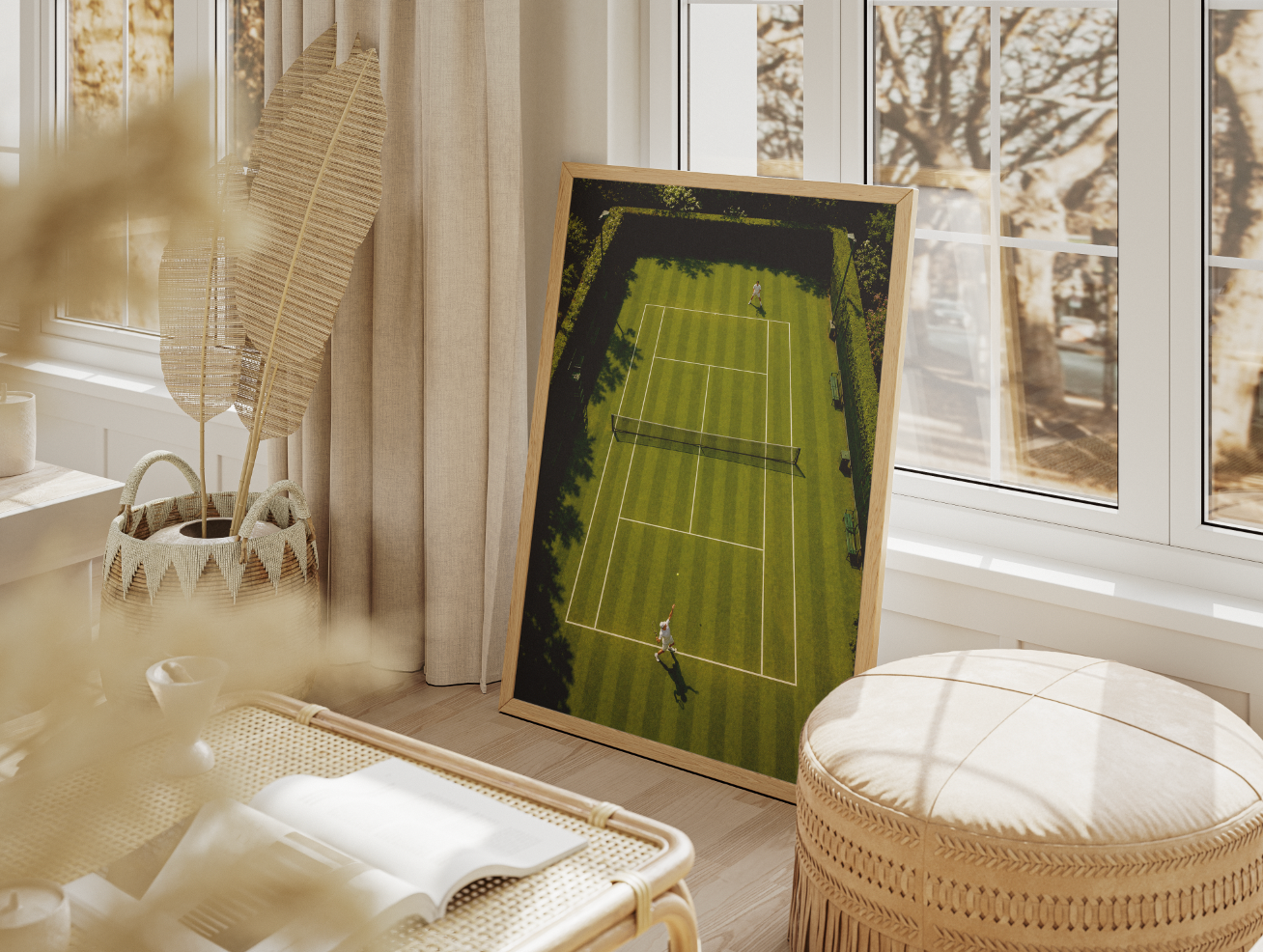 Grass Court Tennis – Tennis Poster