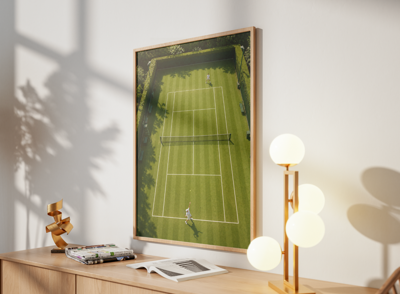 Grass Court Tennis – Tennis Poster