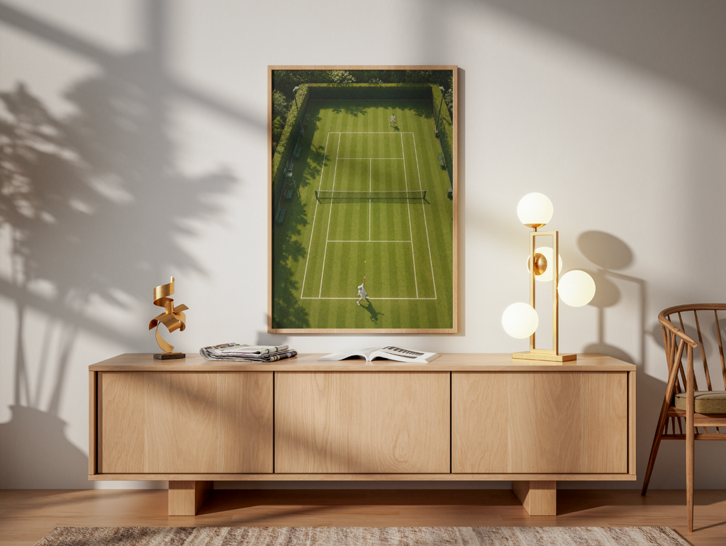 Grass Court Tennis – Tennis Poster