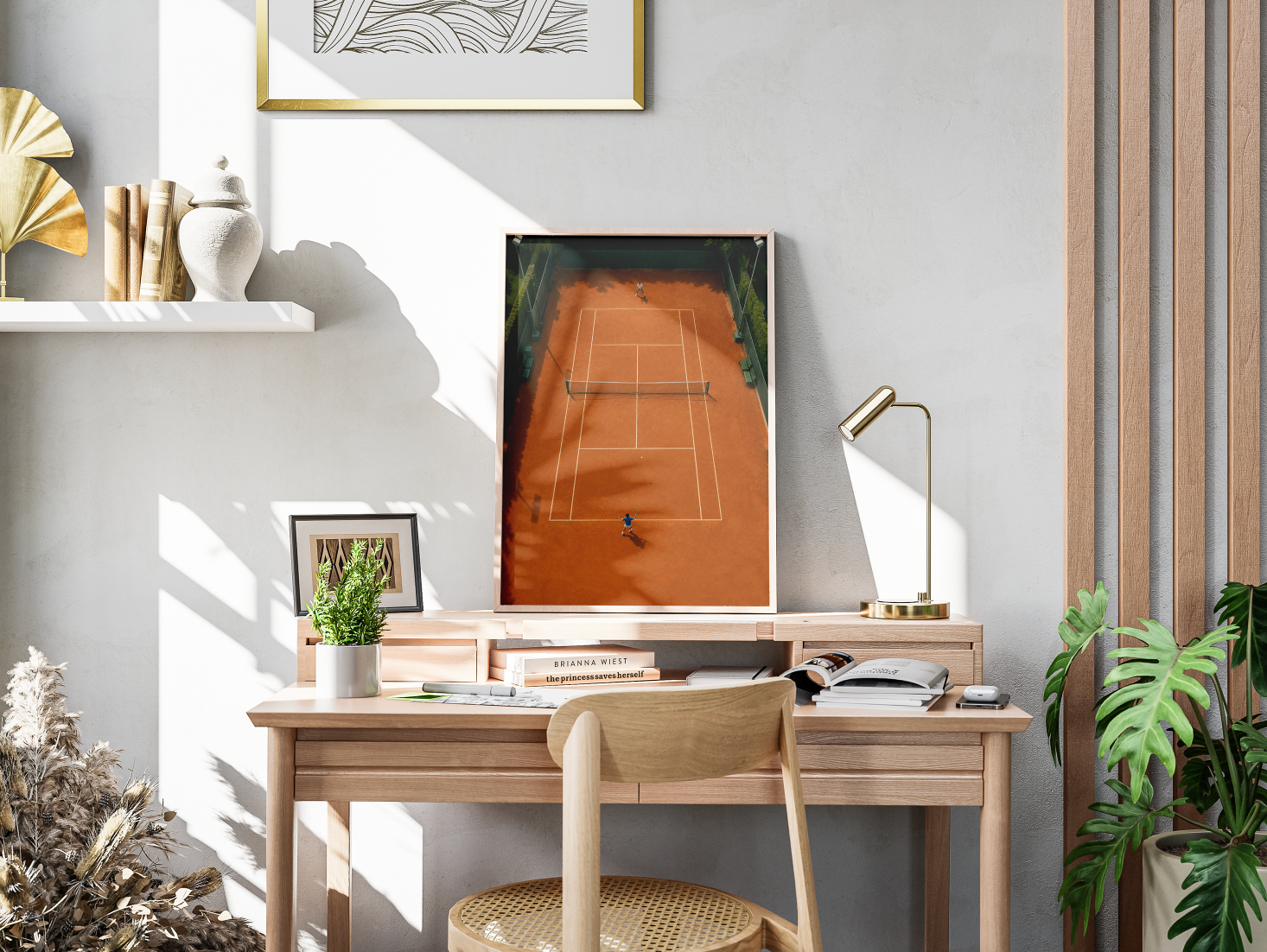 Clay Court Tennis – Tennis Poster