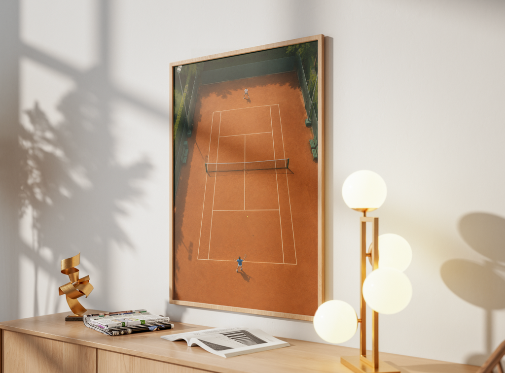 Clay Court Tennis – Tennis Poster