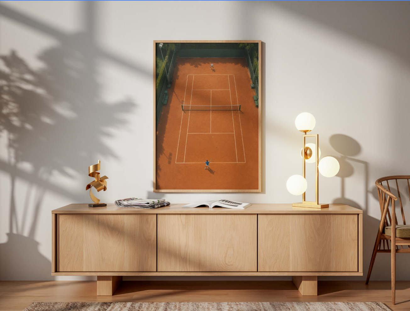 Clay Court Tennis – Tennis Poster