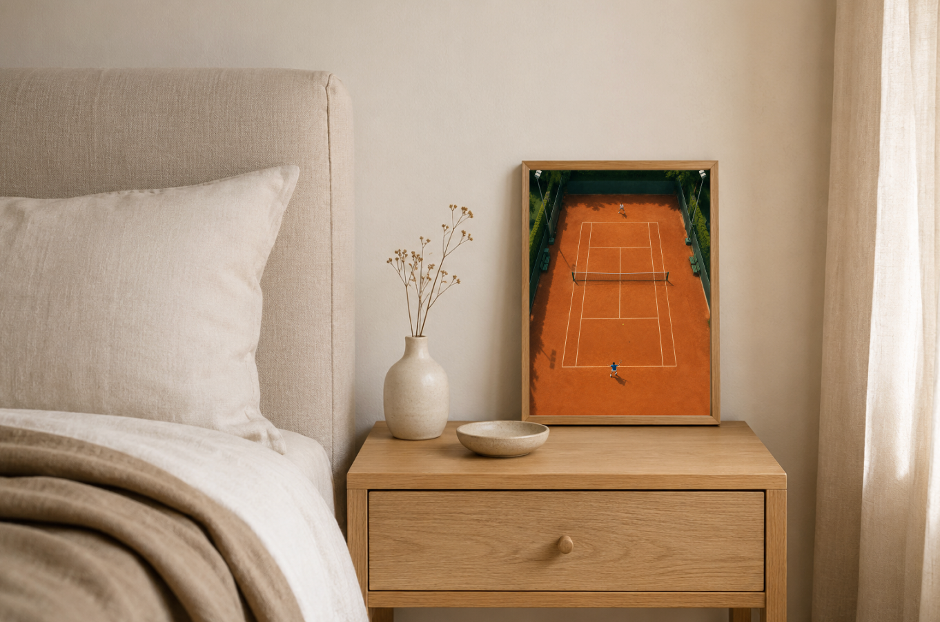 Clay Court Tennis – Tennis Poster