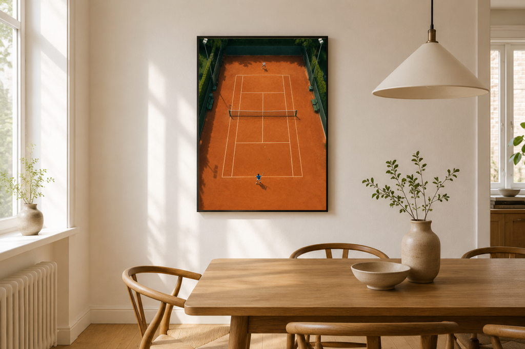 Clay Court Tennis – Tennis Poster