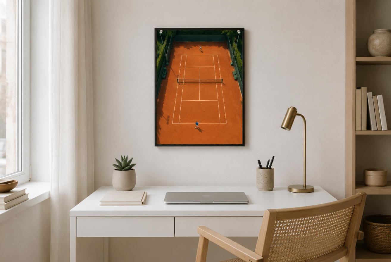 Clay Court Tennis – Tennis Poster