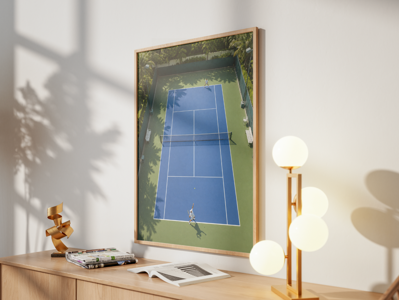 Hard Court Tennis – Tennis Poster