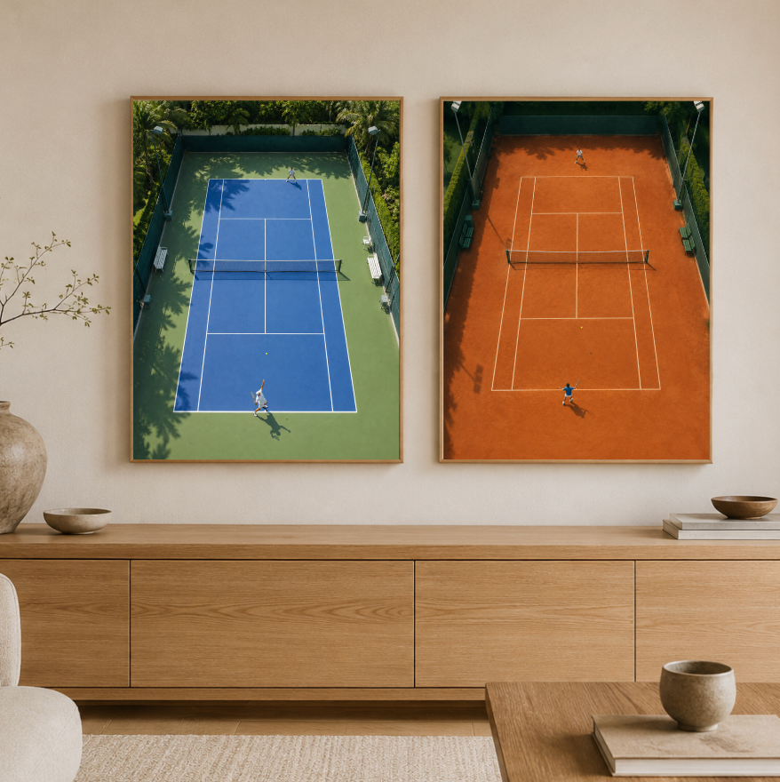 Hard Court Tennis – Tennis Poster