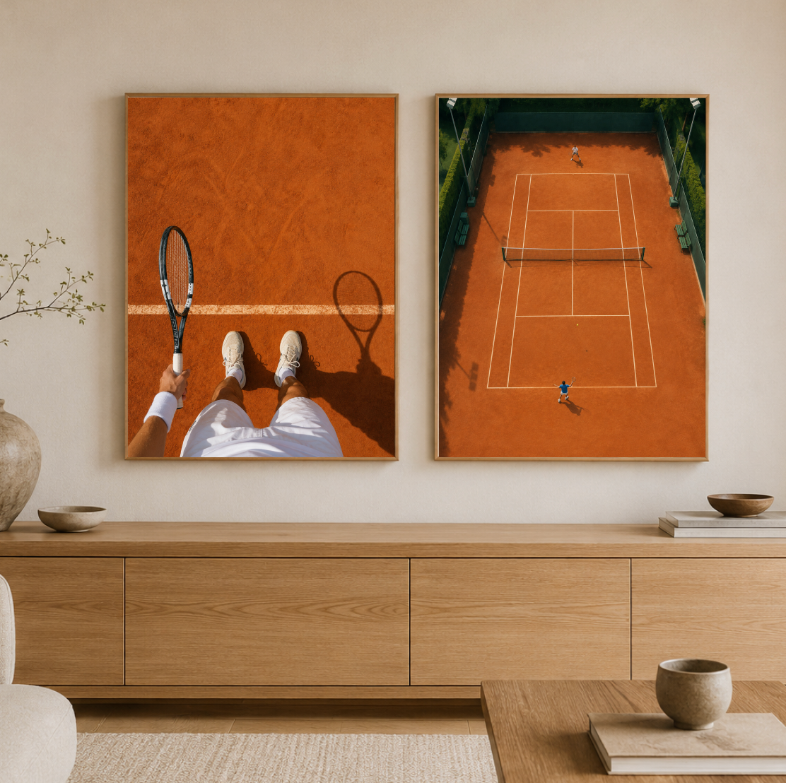 Clay Court Tennis – Player POV Poster
