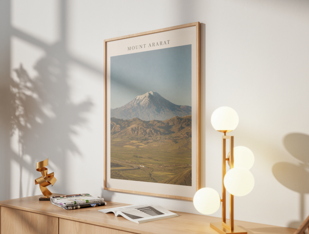 Mount Ararat Poster – Historic Mountain Landscape Wall Art Print