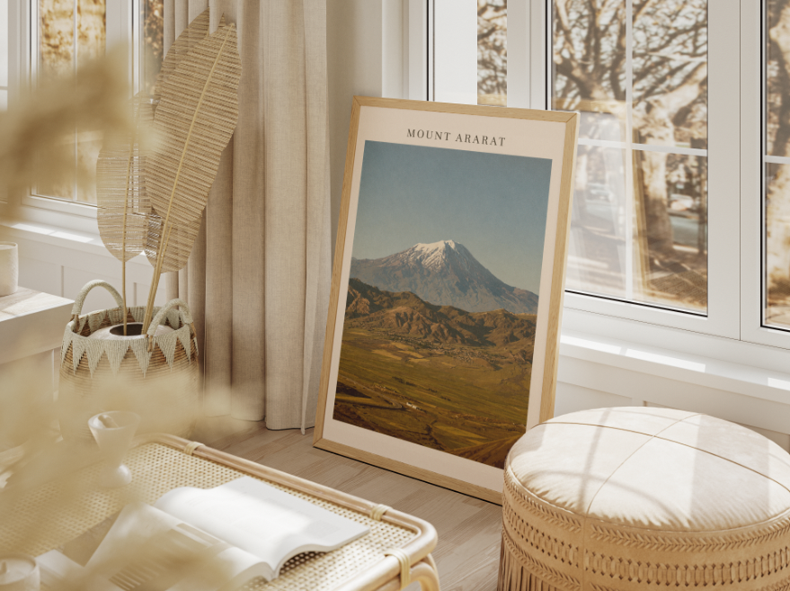 Mount Ararat Poster – Historic Mountain Landscape Wall Art Print