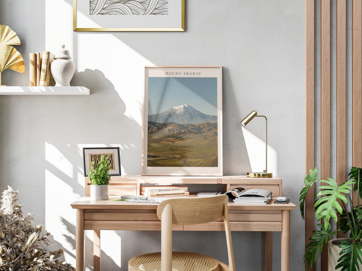 Mount Ararat Poster – Historic Mountain Landscape Wall Art Print