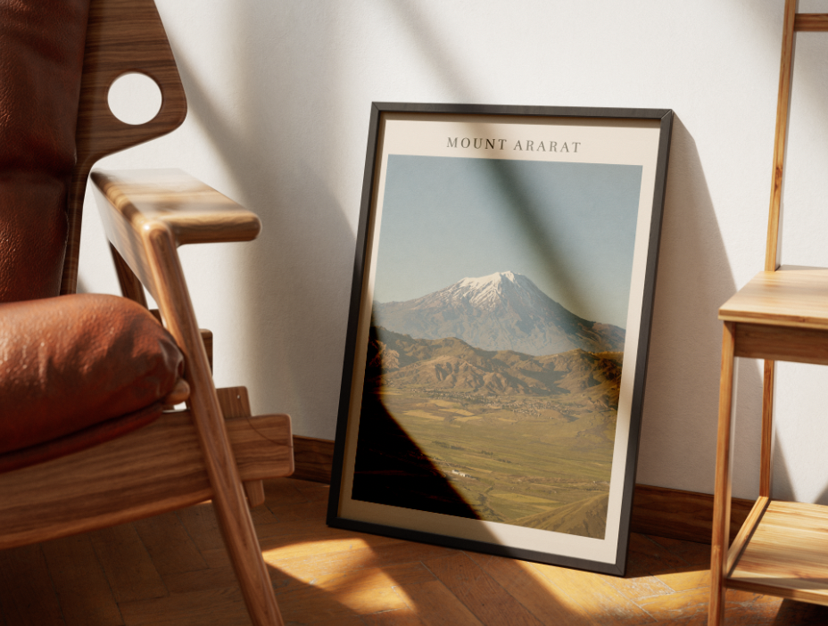 Mount Ararat Poster – Historic Mountain Landscape Wall Art Print