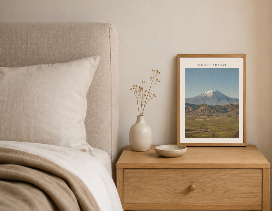 Mount Ararat Poster – Historic Mountain Landscape Wall Art Print
